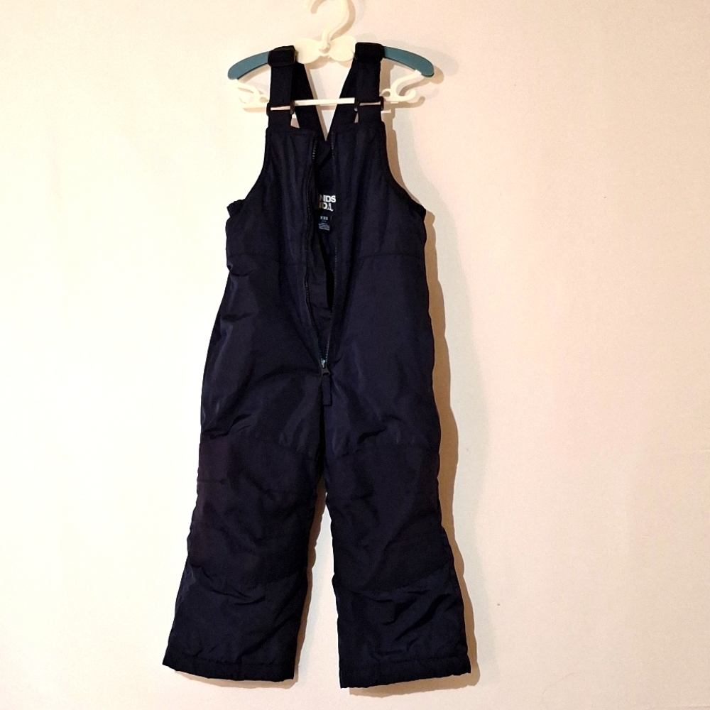 Lands End Kids Squall Waterproof Insulated Iron Knoww Snow Bibs XXS 2